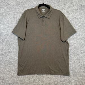 Bonobos Shirt Mens XL Gray Standard Fit Casual Stretch Short Sleeve